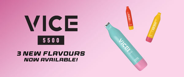 Discover the Exhilarating 3 New VICE 5500 Disposable Vapes