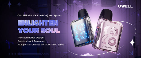 UWELL CALIBURN GK2 VISION POD KIT: A SLEEK AND VERSITILE VAPING DEVICE