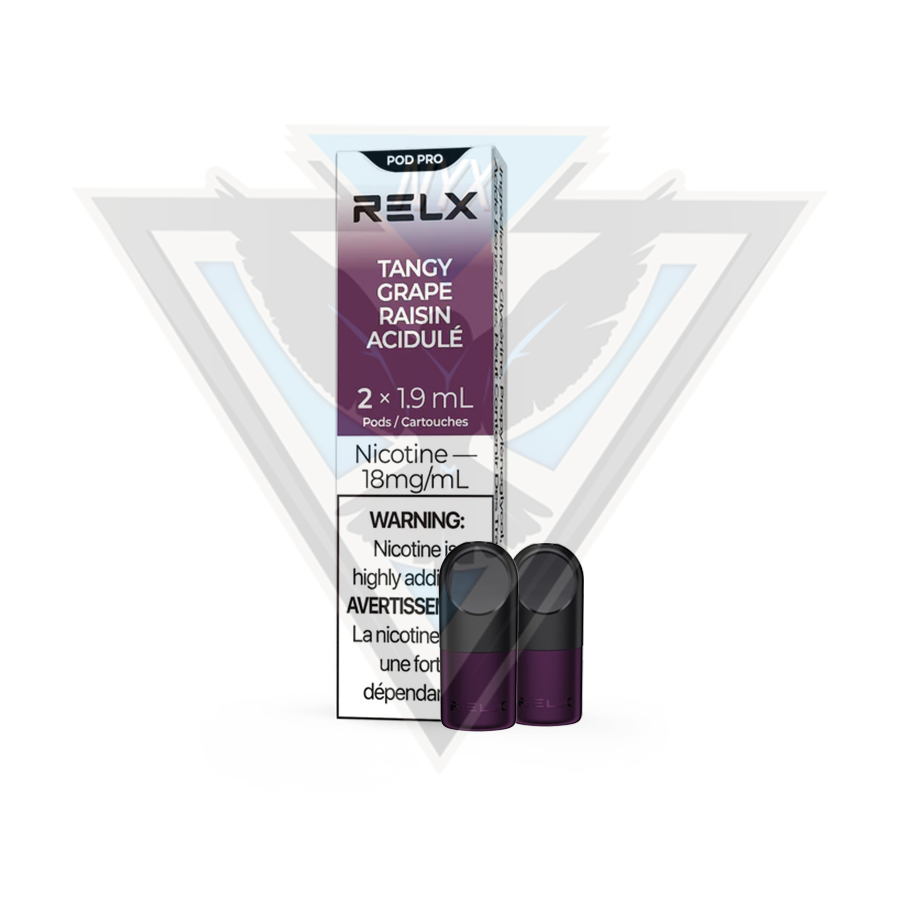 RELX POD PRO 18MG/ML (2 PACK) - TANGY GRAPE