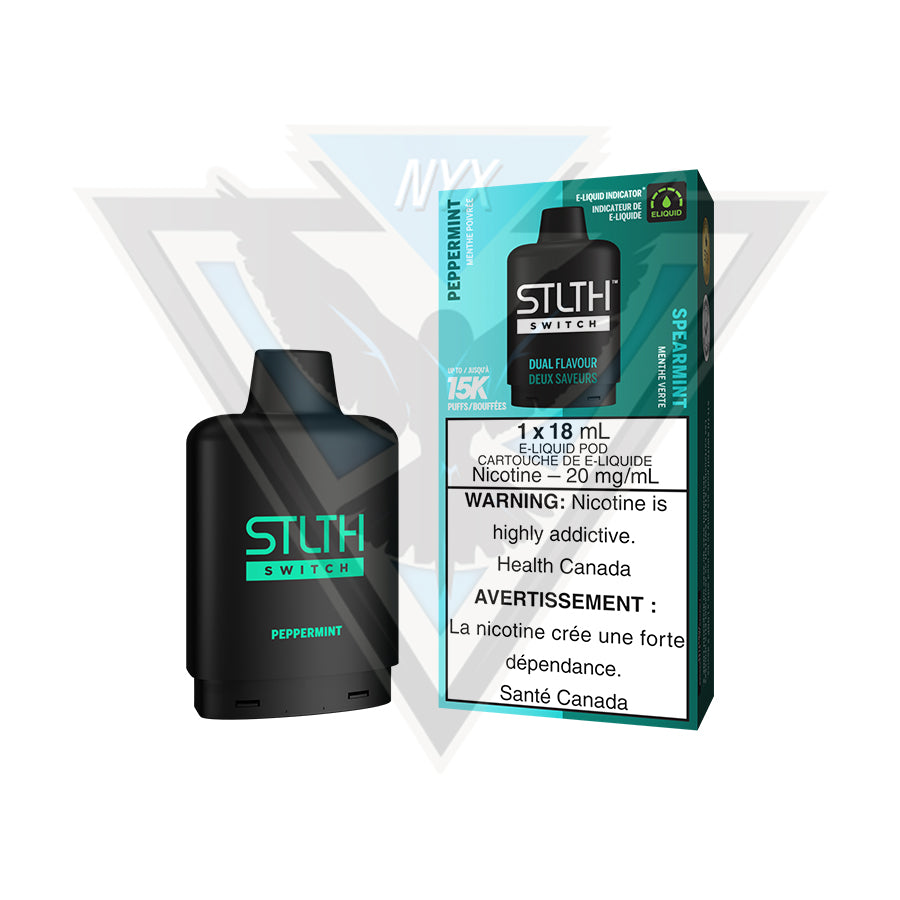 STLTH SWITCH POD PACK WATERMELON LIME ICE AND STRAWBERRY LIME ICE - NYX ECIGS - CANADIAN VAPE SHOP