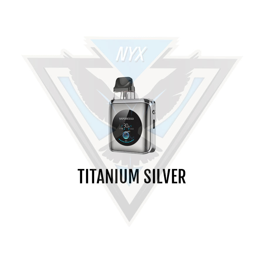 VAPORESSO XROS 4 NANO POD KIT CRC TITANIUM SILVER - NYX ECIGS - CANADIAN VAPE SHOP