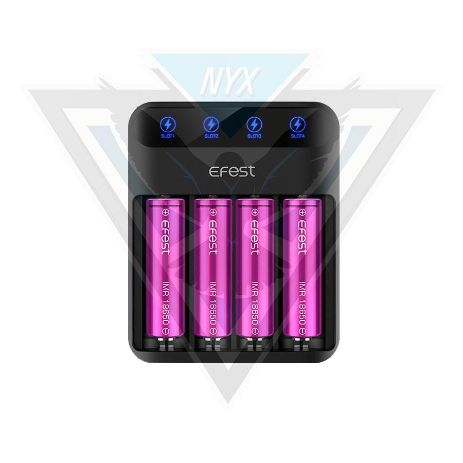Efest LUSH Q4 Intelligent LED Charger - NYX ECIGS