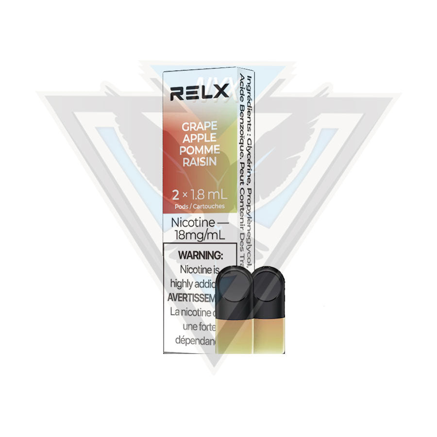 RELX POD PRO 18MG/ML (2 PACK) - GRAPE APPLE
